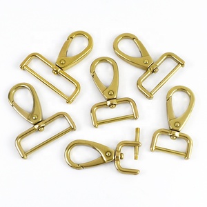 Deepeel XP165 Vente en gros de mousqueton détachable en laiton mousqueton en cuir fermoir en métal mousqueton pivotant pour sac spécial pièces accessoires - Product Image 6
