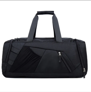 กระเป๋ายิมสีดำกันน้ำกระเป๋าพรีเมี่ยมสำหรับผู้ชายกระเป๋าเดินทางโลโก้แบบออกแบบได้ตามต้องการ - Product Image 1