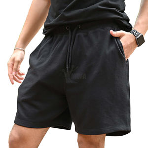 <b>Men's</b> High Quality French Terry Cotton <b>Shorts</b> Custom Logo Luxury Summer Drawstring Quick Dry Breathable Fitness <b>Mens</b> <b>Shorts</b> - Product Image 2