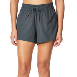 กางเกงว่ายน้ำขาสั้นเอวต่ำผ้ายืดหยุ่นสำหรับผู้หญิง ผลิตจากโพลีเอสเตอร์ 100% แห้งเร็ว ระบายอากาศได้ดี มีเชือกผูก เหมาะสำหรับฤดูร้อน โยคะ ชุดชายหาด และเล่นกีฬา - Product Image 2