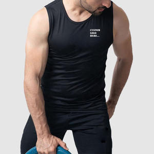 Débardeurs athlétiques pour hommes Coton/Fibre de bambou Grande taille Compression Style de rue Capuche Col Imprimé Solide XL Running - Product Image 3