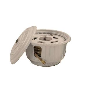 Vente chaude Blanc Jardin Bobines Tuyau Pots Jardin Décoration Accessoire Taille Personnalisée Forme Couleur - Product Image 1