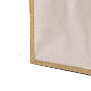 <b>Medium</b> Jute <b>Bag</b> TJ288 Durable Rope Handle Eco-Friendly Canvas Polyester Featuring Leopard Letter Screen for Advertising Gift Use - Product Image 6