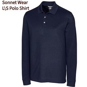 Polo de manga larga Camiseta sólida para invierno Corporativo para hombre - Product Image 1