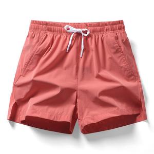 Short de sport OEM avec poches pour hommes, short d'entraînement en nylon avec logo personnalisé de 5 pouces, short de gymnastique noir pour hommes - Product Image 6