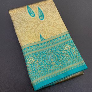 Diseñador indio Último Llamativo Banarasi Seda Sari Tradicional Exclusivo Fiesta Festival Nupcial Desgaste Rich Look MUJER Sari - Product Image 1