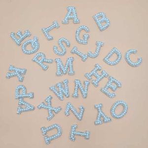 Diy Pearl Rhinestone Words Iron on Letter Patches Pearl Alphabet Letter Patch for <b>Hat</b> - Product Image 5