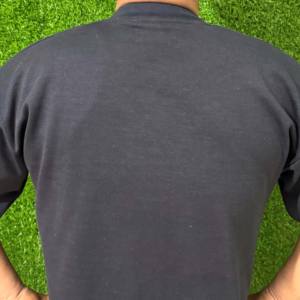 T-shirt Hip Hop pour Homme en Coton et Fibre de Bambou de Qualité Supérieure du Fabricant, 200 Grammes, Coupe Classique, Fitness, Streetwear, Devant - Product Image 2