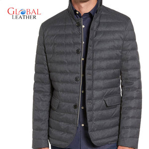 Chaqueta acolchada de invierno para hombre más vendida estilo callejero cuello con capucha cierre de cremallera diseño acolchado frontal personalizable OEM - Product Image 1