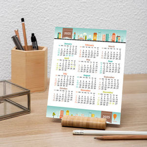 Impression de cartes de calendrier 2027 - Papier, 300 cartes pour seulement 65 yuans - Product Image 1