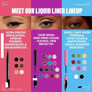 Delineador de ojos líquido de tinta épica de alta calidad, delineador de precisión a prueba de manchas impermeable para miradas nítidas, disponible en EE. UU. - Product Image 6