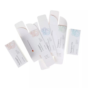 กล่องบรรจุภัณฑ์ยาแบบกำหนดเองสำหรับขายส่ง เป็นมิตรกับสิ่งแวดล้อม รีไซเคิลได้ ทำจากกระดาษแข็งสีขาว รุ่น BMP-Box ยี่ห้อ BINH MINH PAT - Product Image 1