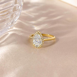 Joyería de diamantes de oro sólido de 18 quilates de alta calidad, anillos de lujo personalizables, collares y pulseras, joyería fina para mujer - Product Image 3