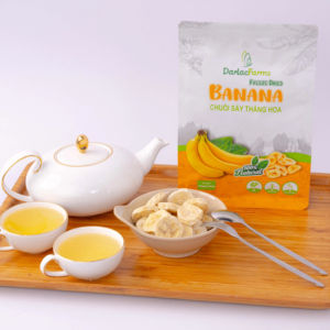 100% Original liofilizado dulce rodajas de plátano listo para comer FD proceso de secado envasado al vacío envasado a granel Darlac Farms Vietnam - Product Image 1