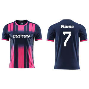 เสื้อเจอร์ซีย์ฟุตบอลแบบระเหิดเสื้อกีฬาฟุตบอลแบบแห้งเร็วเสื้อเจอร์ซีย์ฟุตบอลแบบออกแบบได้ตามต้องการ - Product Image 1