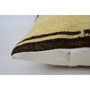 Alfombra de Lana Kilim Vintage con Patrones, 16x24 Pulgadas, Beige Rústico, Tejida, Ecológica, Antideslizante, Removible y Lavable, Tradicional - Product Image 4