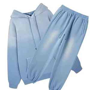 Survêtement de lavage à l'acide pour hommes léger et confortable de haute qualité 100% coton polaire respirant hiver Jogging porter bon prix - Product Image 1