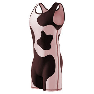 Nouveau 2025 Impression personnalisée Sportswear Singlet Suit Wrestling Singlets - Product Image 1