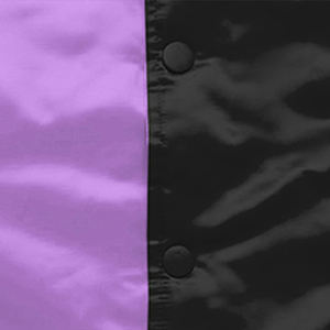 Classique Lavande Noir Satin Varsity Veste Baseball Letterman Bomber College Veste Élégant Durable Athlétique Survêtement - Product Image 5