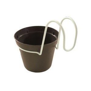 Confezione 6 Vasi Diametro 10 Cm. Con Ganci Antracite - Product Image 2