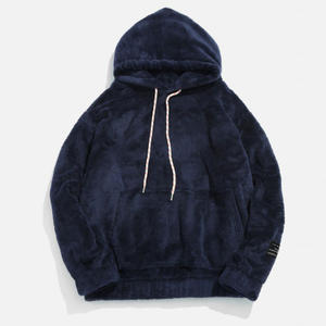 Custom Unisex Fleece <b>Sherpa</b> Fur Lined Thick <b>Hoodie</b> High Quality Warm Fluffy Women <b>Men</b>' Winter Heavy <b>Hoodie</b> with Pocket - Product Image 5