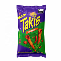 Le plus vendu des snacks Takis Hot Chili 90gr en vrac snacks exotiques en gros au meilleur prix