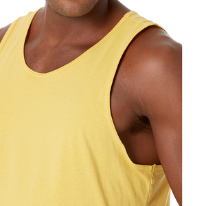 Camisetas sin mangas de algodón personalizadas para hombre, ropa deportiva informal de secado rápido para entrenamientos de gimnasio, culturismo transpirable con técnica lavada - Product Image 2