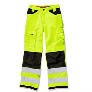Pantalones de Trabajo de Seguridad Reflectantes para Hombre, Precio de Fábrica, Alta Visibilidad, Poliéster Transpirable con Bolsillos, para Uso en Construcción - Product Image 1