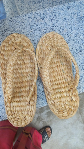 Vietnam Handmade Water Hyacinth <b>Slippers</b> for Eco Fashion & Home Brands - Product Image 3