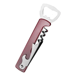 Cavatappi Multifunzionale in Acciaio Inossidabile, Colore Borgogna - Colori Assortiti - Product Image 2