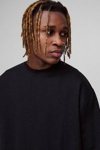 Twin Set Pantalones cortos y sudadera Conjuntos 100% Algodón Logotipo personalizado Oversized Casual Wear Twin Set para hombres - Product Image 6