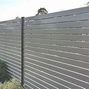 Nouveau style décoratif personnalisé intimité panneaux de latte horizontaux en aluminium noir pour jardin clôture à latte d'intimité - Product Image 6