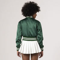 Vestes bomber de haute qualité pour femmes, nouvelle mode automne/hiver, en satin fin, écologiques, imperméables et coupe-vent
