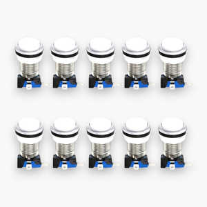 Juego de 10 Botones de Retorno de Monedas para Arcade con Luz LED, Microinterruptor de Plástico 12V - Envío Gratis para Accesorios de Máquinas de Entretenimiento - Product Image 5