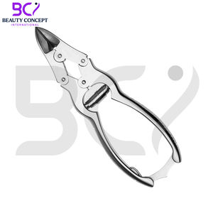 Pince à ongles podologique en acier inoxydable, outils de soin des pieds, poignée confortable, ouverture large, lame courbée, coupe-ongles professionnels durables - Product Image 5