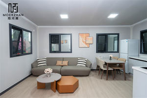 Maison préfabriquée de luxe à 3 chambres, 1 salle de bain, 20x40 pieds, en conteneur pliable, avec construction en acier et en plastique, personnalisation ODM à vendre - Product Image 5