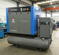 Compresseur industriel 11kW 15HP 15kW 20HP 22kW 30HP à faible bruit, à économie d'énergie, silencieux, à vis, pour découpe laser