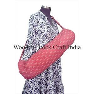 Sac de yoga de haute qualité, personnalisé, pour femmes, en coton, avec fermeture éclair, pour le plein air, sac de rangement de voyage, sac de sport pour toutes les saisons - Product Image 4