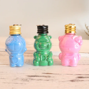 Hot Sale Custom Logo PET Candy <b>Jars</b> Various Shapes with Vitamin Pills Gum Holder Candy Toy for <b>Baby</b> <b>Food</b> Made in Vietnam - Product Image 1