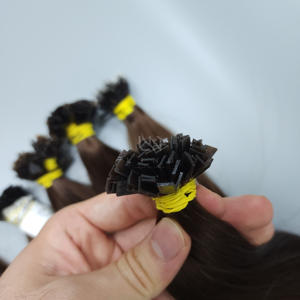 Usine en gros 100% cheveux humains vietnamiens cuticule saine cheveux alignés pointe plate Extensions de cheveux génie trame - Product Image 3