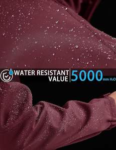 Veste d'hiver à coque souple doublée de polaire de performance pour hommes, 7 poches, résistante à l'eau, pour la moto et la course automobile - Product Image 3