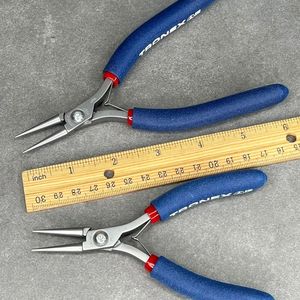 5 Inch Round Nose <b>Pliers</b> 531 Type Precision Jewelry Looping Tool Stainless Steel Choose Handle LUMINEX IMPEX - Product Image 6