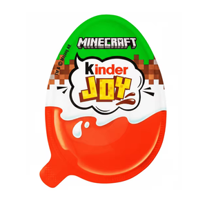 Huevos de chocolate Kinderr Joy Minecraft de edición limitada, 20g cada uno, 12 piezas por caja expositora para distribución al por mayor - Product Image 3