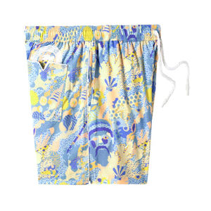 Short de plage personnalisé solide pastel Short de bain d'été léger à séchage rapide pour hommes Short de surf respirant à taille élastique écologique - Product Image 3