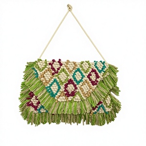 Bolso de mano de diseñador étnico bordado hecho a mano tradicional para mujer, Vintage bolso de mano, forro de lona a la moda para damas - Product Image 4