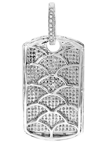 Personalizado 925 Plata Personalizado Hip Hop Colgante Iced Street Diseño de moda Diamante Moissanite Cruz Baguette Aleación fina Christian - Product Image 2