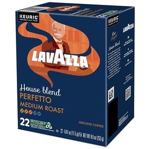 Cápsulas de Café Lavazza House Blend Perfetto para Keurig K-Cup, Tueste Medio, 100% Arábica (22 Cápsulas) - Product Image 1