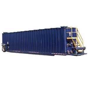 Réservoir rectangulaire avec panneaux en acier renforcé pour le stockage d'eau dans les champs pétrolifères et la confinement des eaux usées industrielles - Product Image 3