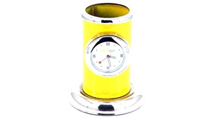 Reloj de escritorio de metal moderno más demandado con soporte para bolígrafos perfecto para oficinas profesionales o regalos ejecutivos disponibles para la venta - Product Image 4