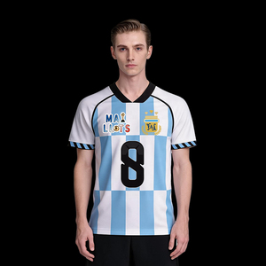 เสื้อฟุตบอลแฟนคลับฤดูกาลฟุตบอลนานาชาติปี 2026 - ชุดเสื้อทีมชาติแบบสั้น ผ้าโพลีเอสเตอร์ แห้งเร็ว ระบายอากาศได้ดี - Product Image 2